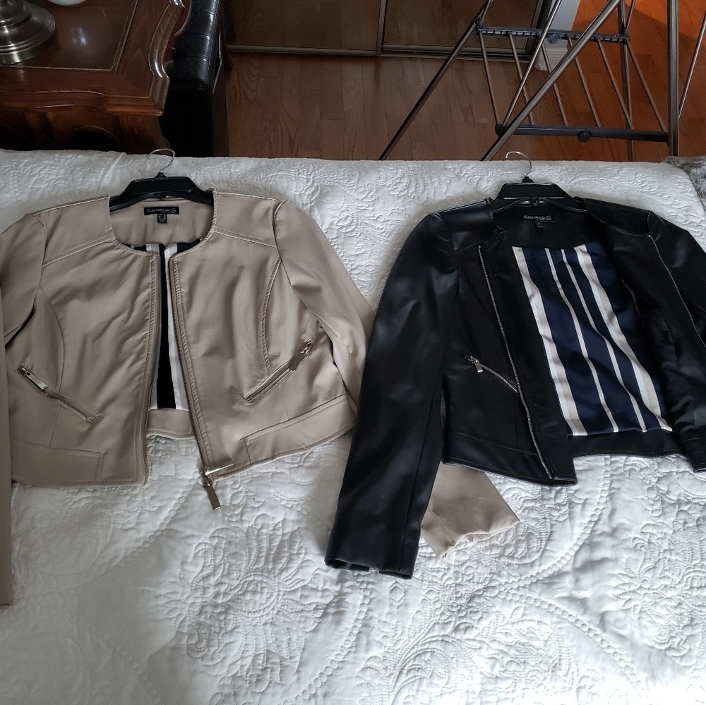 Pleather jackets